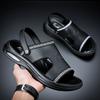 Men's Shoes Summer Leather Breathable Beach Shoes Fashionable Comfortable Lightweight Leather Sandals