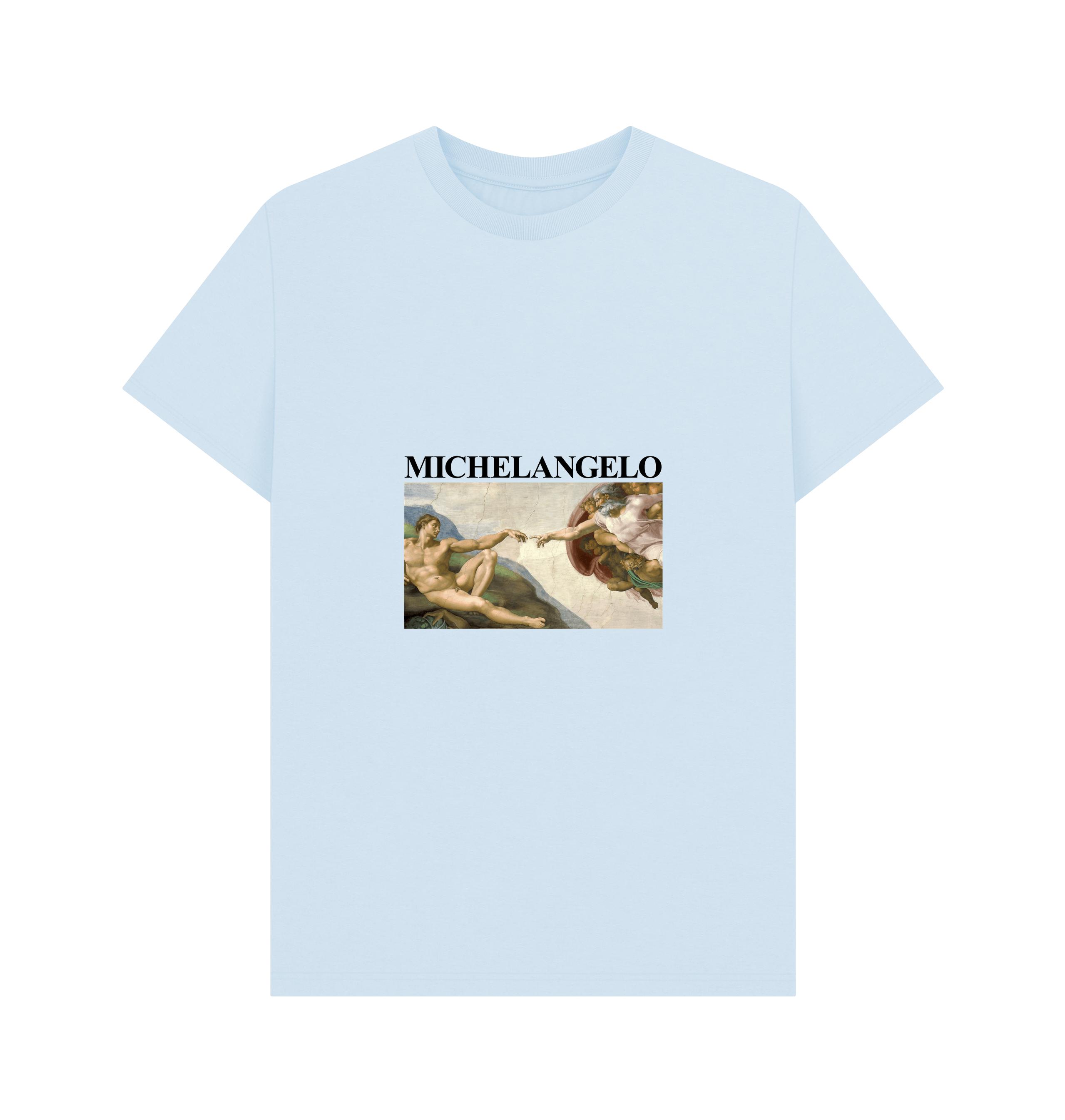 PREMIUM OFFICIAL APOH Michaelangelo Light Blue T-Shirt 3XL