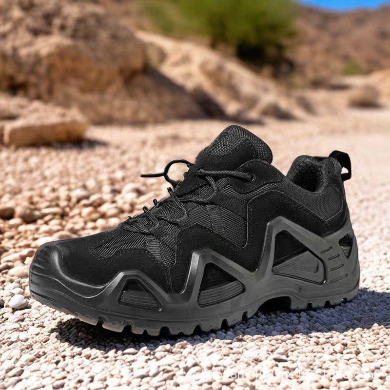 Fashion Shoes for Men Outdoor Hiking Combat Shoes Low-top Non-slip Wear-resistant Thick-soled Climbing Men's Shoes Zapatillas De Hombre