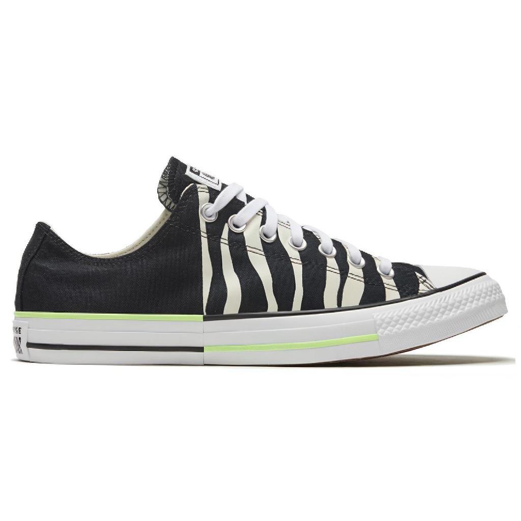 Converse Chuck Taylor All Star 'Black Zebra Print Neon Green' 167667C