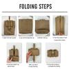 Foldable Molle Magazine Dump Drop Pouch Tactical Airsoft Ammo EDC Tool Bag Folding Utility Recovery Bag hunting accessory