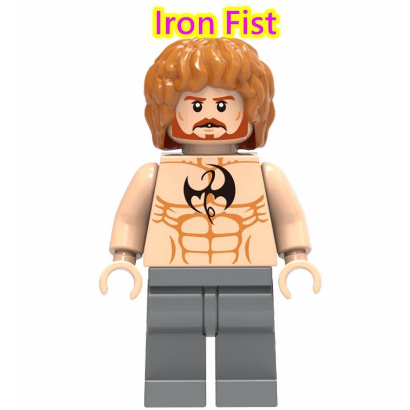 Kompatibel mit Minifiguren Marvel Daredevil Kingpin Iron Fist Bausteine Spielzeug für Kinder
