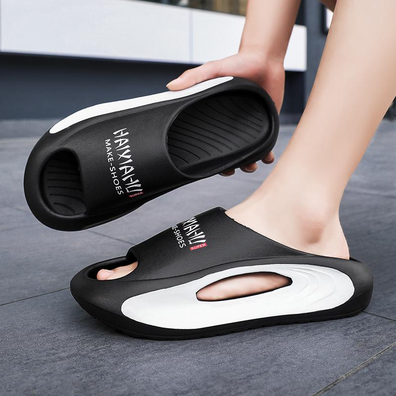 Designer new men's and women's outdoor beach sandals casual comfortable thick soles home sandals for men and women couples