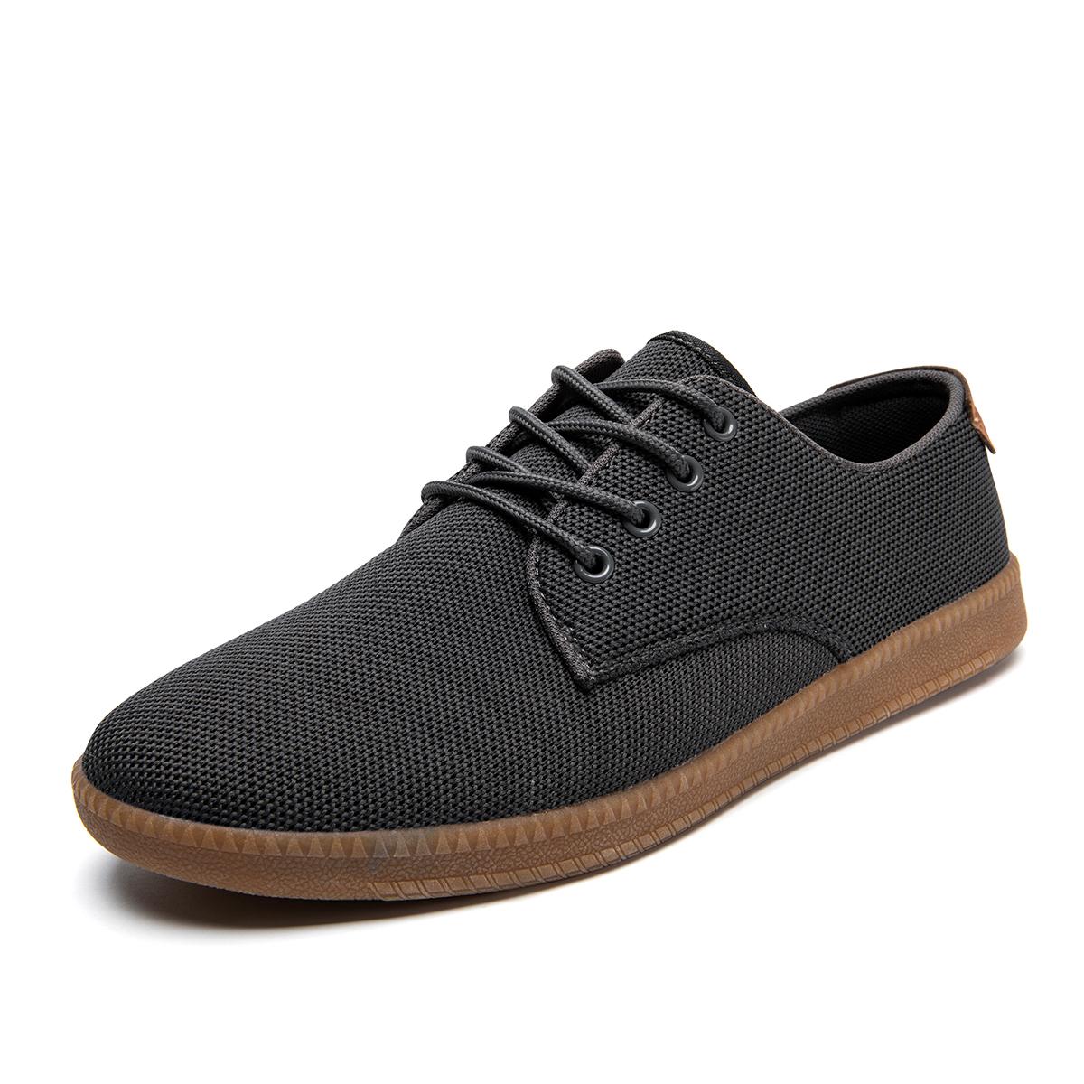 

мода Fujeak Plus Size 46 повседневные широкие босоножки нескользящие мужские кроссовки минималистичные прогулочные туфли сверхлегкая дышащая обувь 46 темно серый