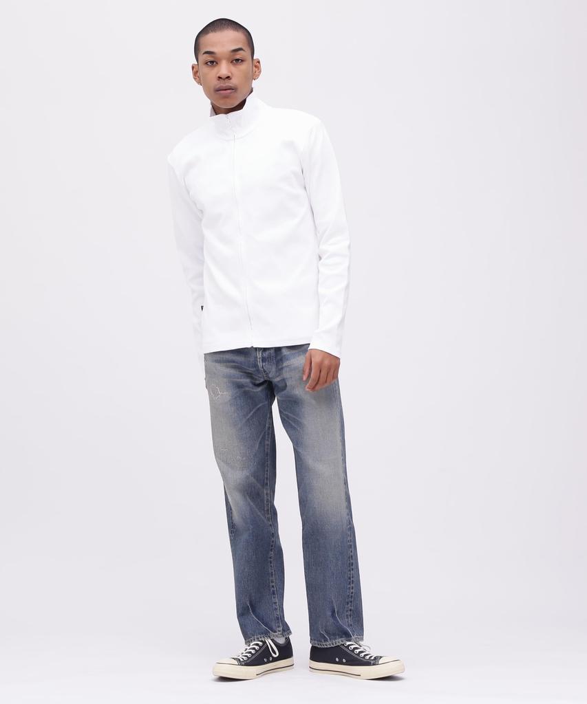 AVIREX DAILY STAND ZIP RIB JACKET 6153642 XL white
