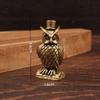 1PC Owl Brass Ornament Handmade Boho Decor Creative Figurine Small Desk Decorations Unique Gift for Home Luxury Decor Home Decor