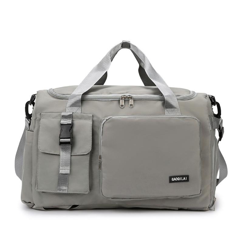 Women's Multi-functional Travel Bag Large Capacity Dry and Wet Separation Lightweight To Be Produced and Stored Luggage Bag Cover Pull Rod Gym Bag