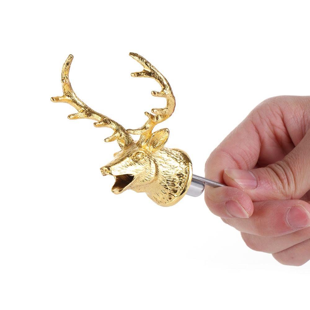 Gadgets Unique Stag Deer Head Christmas Ornament Bottle Stoppers Wine Aerators  Wine Pourer