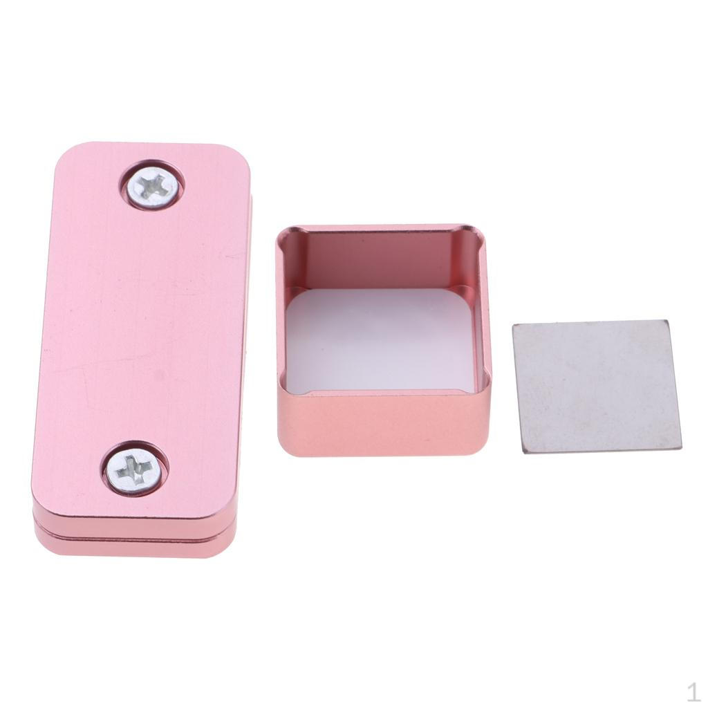 

Lightweight Chalk Holder Aluminum Billiards Pool Cue Sticks Accessories with Durable Belt Clip
