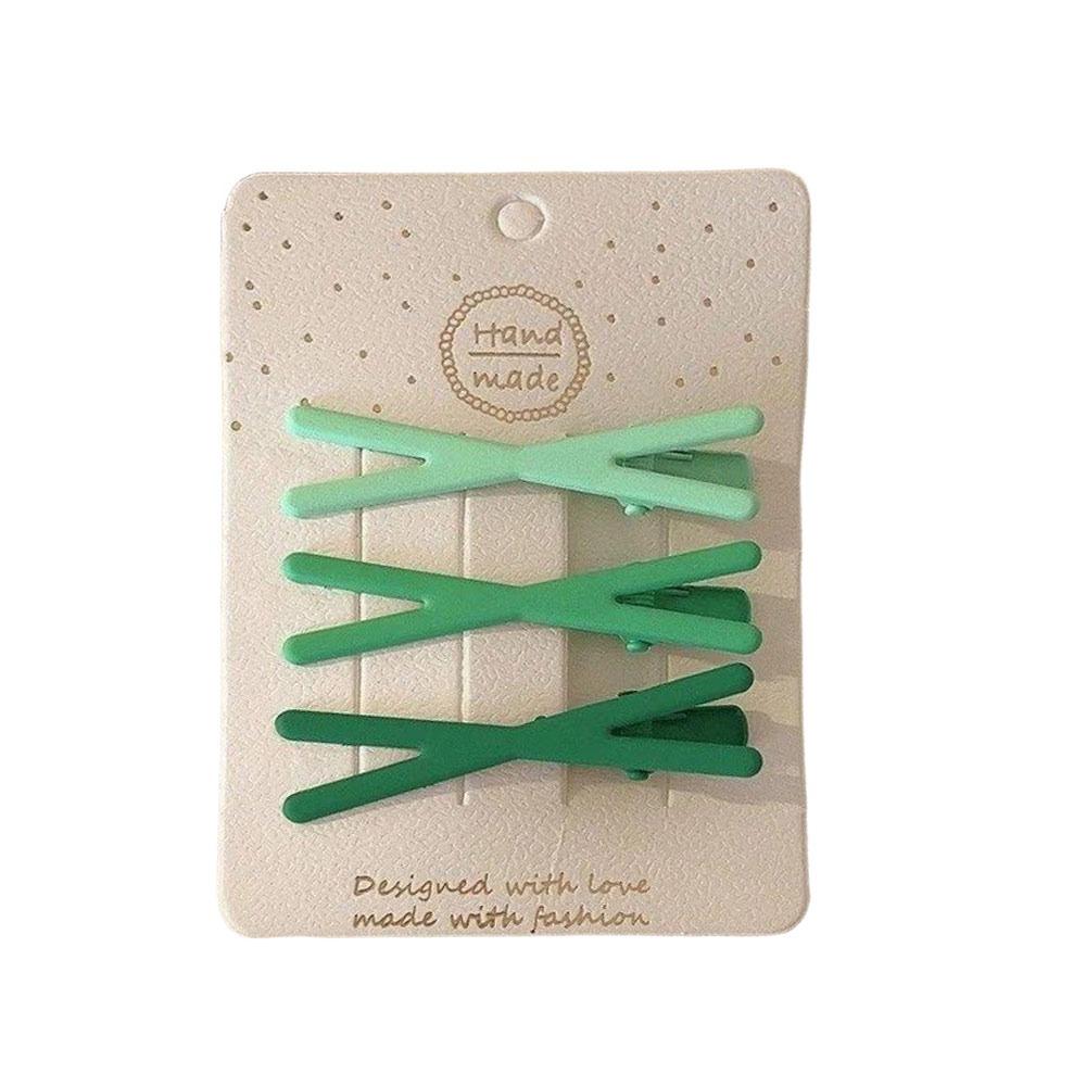 3Pc/Set Cross Hair Clips Geometry Duck Beak Clip Fashion Bang Clip  Hair Styling
