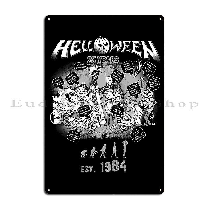 Helloween Ist Ein Power Metal Klassiker Metall Plakette Poster Party Kino Designs Club Malerei Blechschild Poster