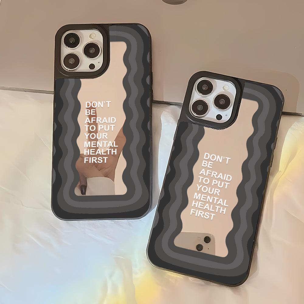 Mirror Phone Case for iPhone 15 11 13 14 for 15 16 Pro Max 12 13 16 Pro Cloud Flower and Animal Cute Style Phone Case