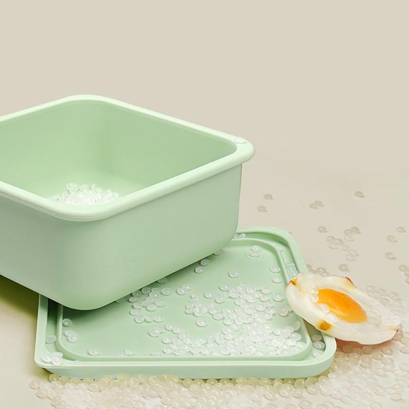 1/2Pcs Pizza Dough Proofing Box Baking Tool Food Box Heat Resistant Silicone Dough Box Fermentation Box For Fridge Bakery Making