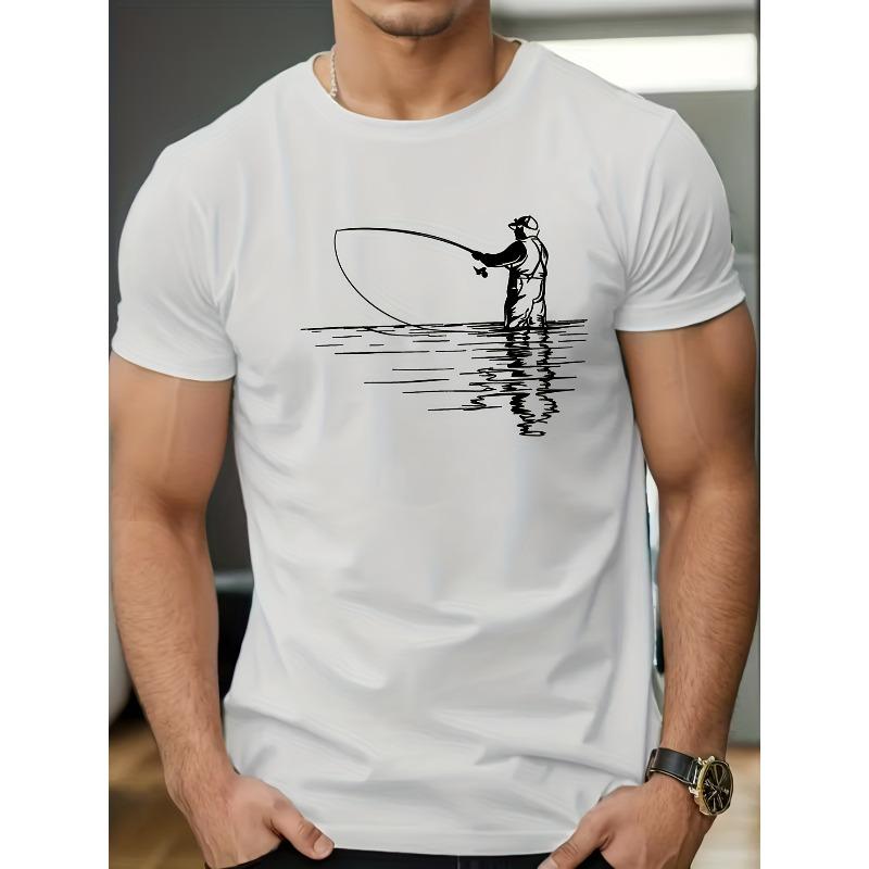 European Sizes Men'S Round Neck T-Shirt, Trendy And Fashionable, Breathable And Sweat-Absorbing, Soft And Comfortable, Perfect for Casual Summer Wear.