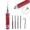 6pcs/set Model Scriber Anti-skid Handle Chisel For RC Car Hex Key Wrench