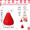 15pcs Strawberry Shaped Scented Candles Fruit Aroma Soy Wax Handmade Candle Home Valentine's Day Decoration Birthday Gifts