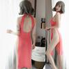 Sexy Cheongsam Babydoll Dress See Trough Chemises Undertøy Hot Sexy Dress Cosplay Game Costume for kvinner