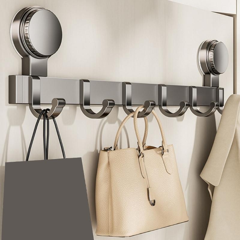 Strong Suction Cup Hook Strong Load-bearing Adhesive Rack Hook for Bathroom And Kitchen Organization