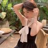 Long lace premium sense versatile double-layer elastic super long decorative scarf multi-functional strap headband waist