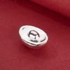 S925 Sterling Silver Mini Ingots Spacer Beads - Chinese Style DIY Accessories for Bracelets & Necklaces