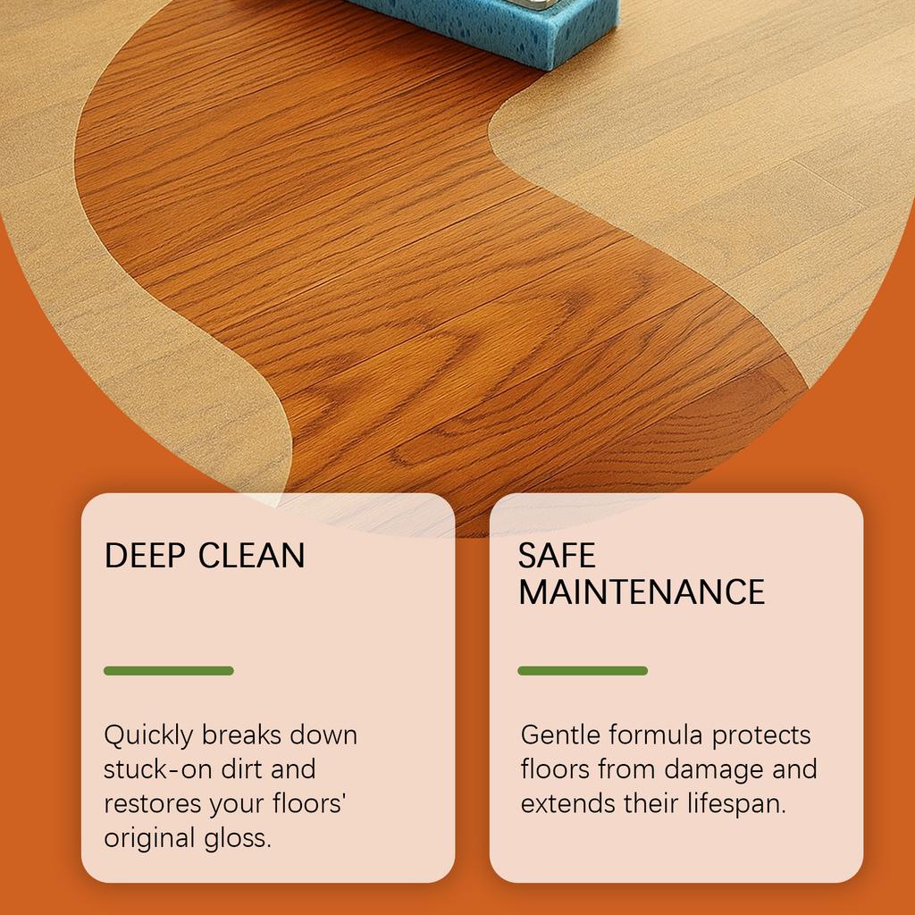 Wave Soap, Floor Cleaning Soap, Tile And Wood Floor Cleaner Fragrant Mop Liquid, 200ml