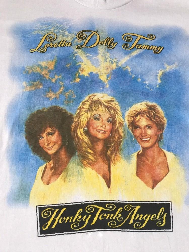 Loretta Lynn Tammy Wynette T-shirt White Tee All Sizes S-5Xl 1F954 Unisex T-Shirt L