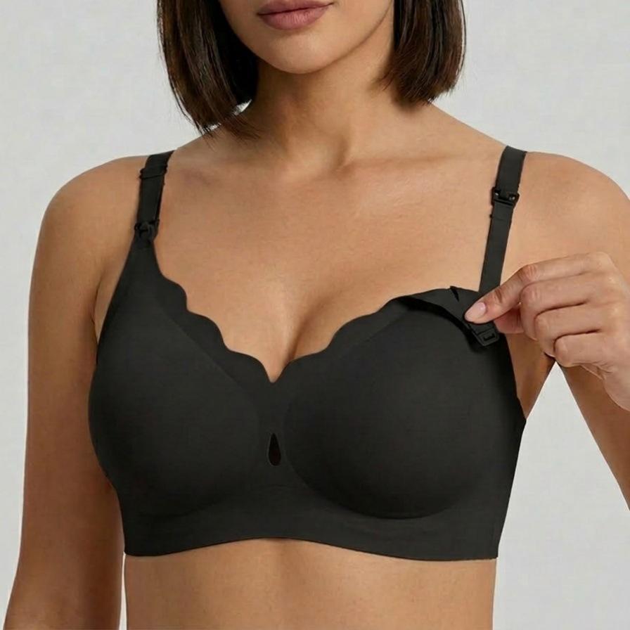 Breastfeeding bra underwear women's explosion without traces women's Europe and the United States hot spot English washing label