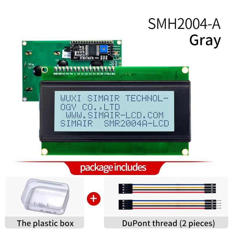 20x04 IIC Serial Dot Matrix LCD Module with Dupont Wire, English & Japanese Characters