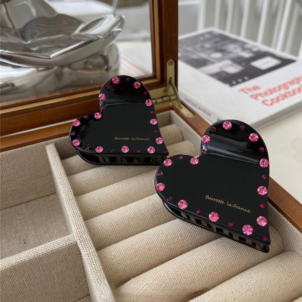 Shape Heart Female Hair Accessories Love Hair Claw Korean Style Grab Clip  Hair Clip