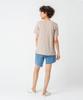 PAGE Pocket U-Neck T-Shirt_Beige