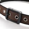 Reversible Dual-Color Nylon Belt With Rotating Pin Buckle Unisex Casual Waistband Jeans Pants