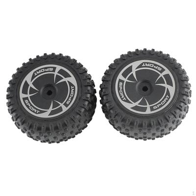 2x RC Car Rear Tires Parts Sturdy Accessories Upgrade Vehicle for 144016 1:14