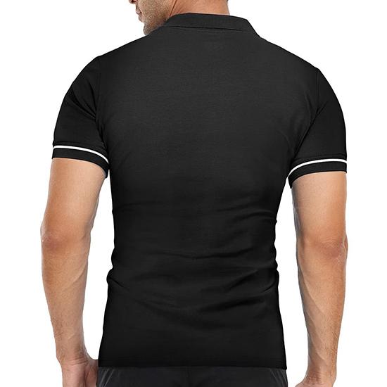 Summer Men's Polo Shirt Thin Short Sleeved T-shirt Men's Lapel Solid Color Slim Fit T-shirt Top