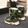 Children Snow Boots Winter Warm Lined Thickened Outdoor Footwear For Boys And Girls