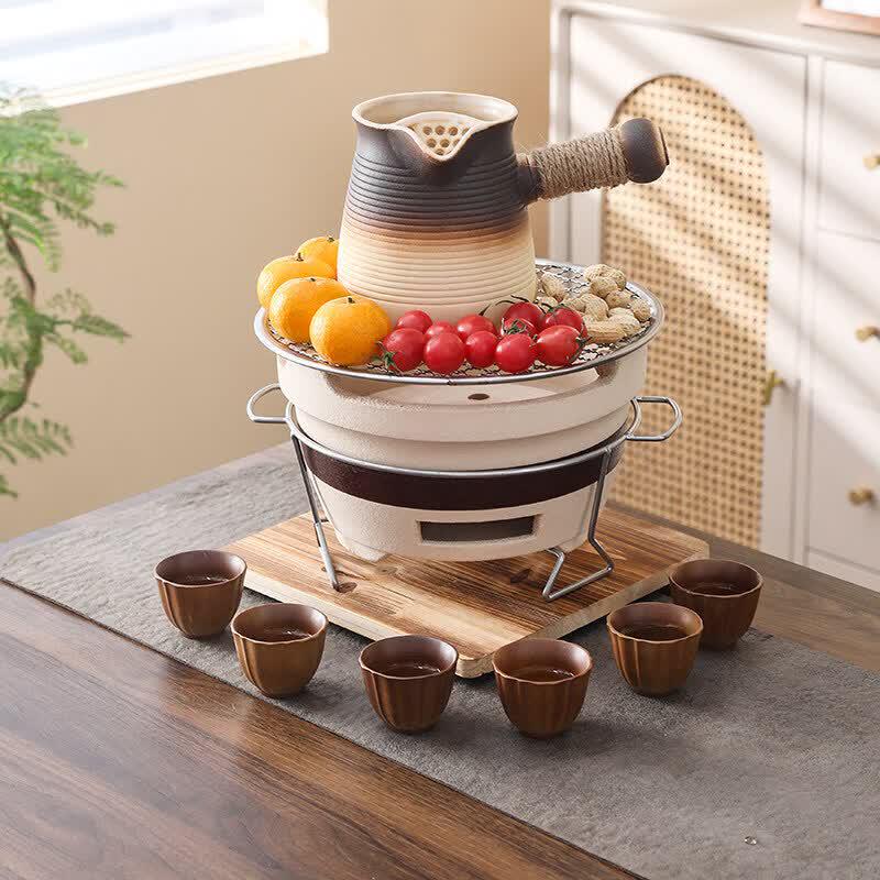 UOSO Traditional Clay Charcoal Hearth Stove
