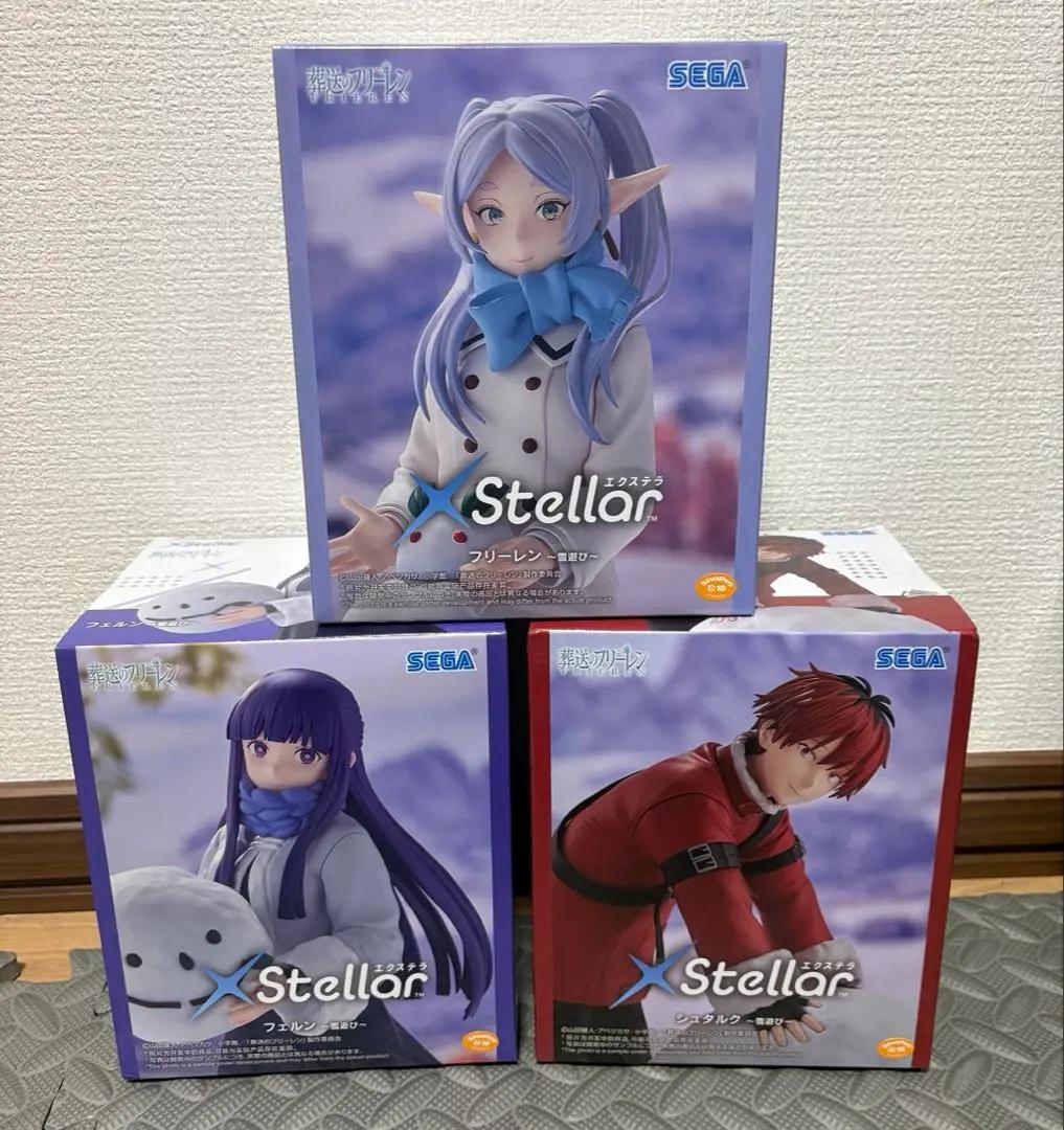 Frieren Beyond Journeys End XStellar Snow play Fern Stark Figure set