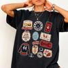 Off Campus Hand Drawn Illustrations Style Unisex Shirt Men's Women's Cotton O-neck Ice Hockey Jersey Streetwear Tshirt