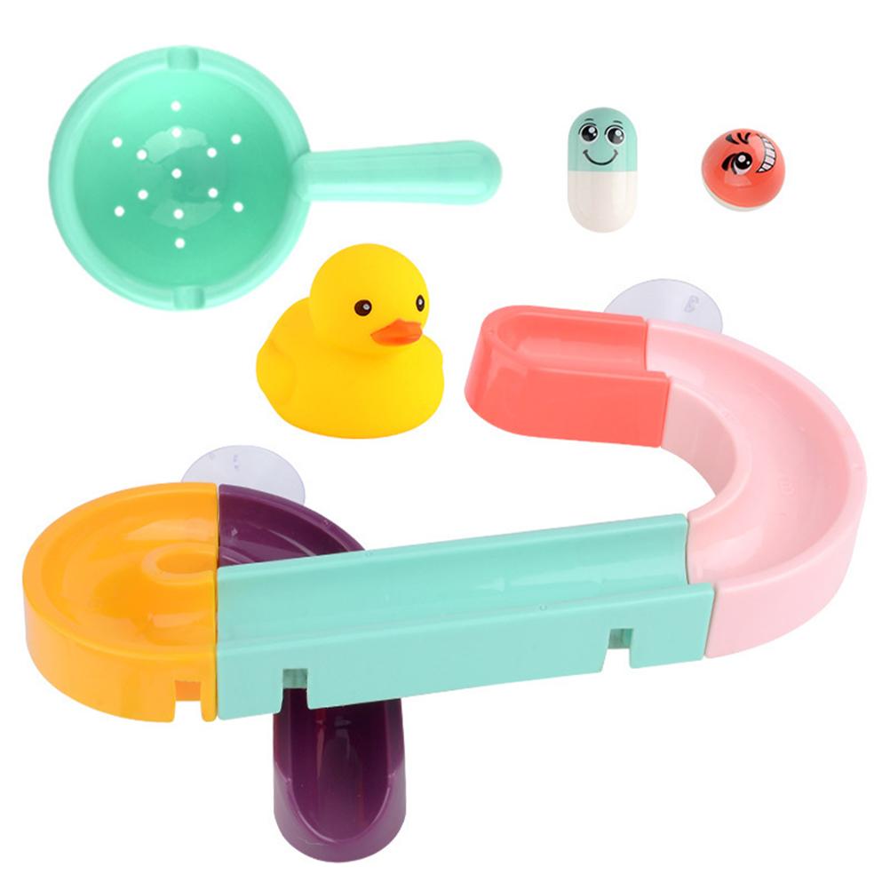 

Детские игрушки для ванной Водные шарики Треки для детей Сделай сам Сборка Настенная игрушка для ванной Водопад Заполнение Разборка 12PCS