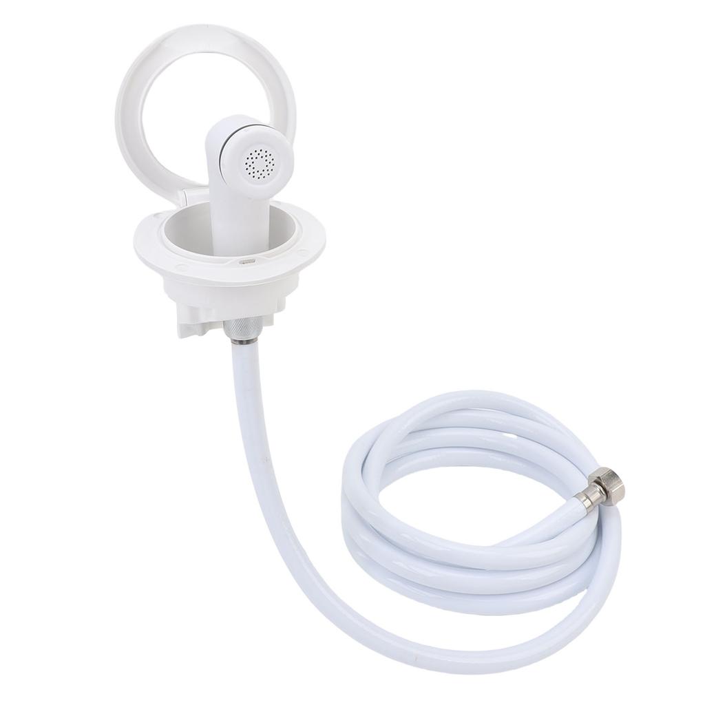 RV Shower Trigger Head with Hose Water Saving Outdoor RV Shower Kit for Ships Yachts Mobile Home