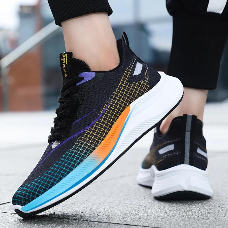 Trend 2025 Spring/Summer Men's Sports Shoes Fashion Vulcanized Shoes Tenis Para Hombre Flat Shoes Luxury Youth Casual Shoes