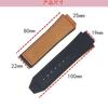 Replace Bands for Hublot Big Bang Classic Fusion 25mm*19mm Buckle 22mm Frosted Leather Watchband Back Rubber Watch Strap