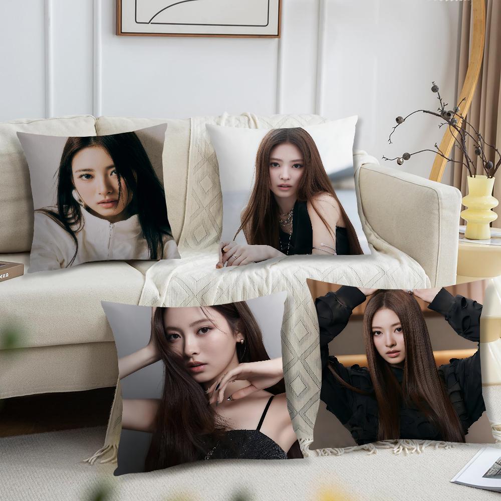 Kpop Fată M-MEOVV Anna husă de pernă Pernă Cameră Dormitor Tablie Sofă Living Spătar Perna pentru Somn