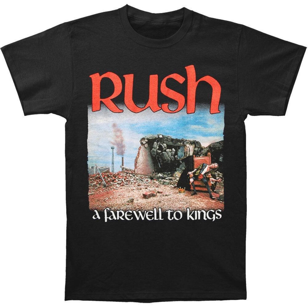 Rush A Farewell To Kings Футболка Черная Мужская M L 234XL A204 L
