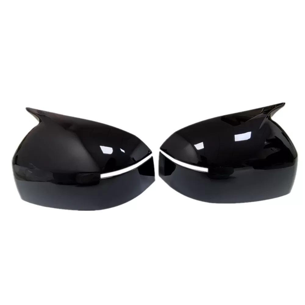 

Для Hyundai Santa Fe 2025 Наклейка на автомобиль Крышка бокового зеркала заднего вида Накладка крыла Внешняя дверь Задний вид Корпус Отделка Вид углеродного волокна