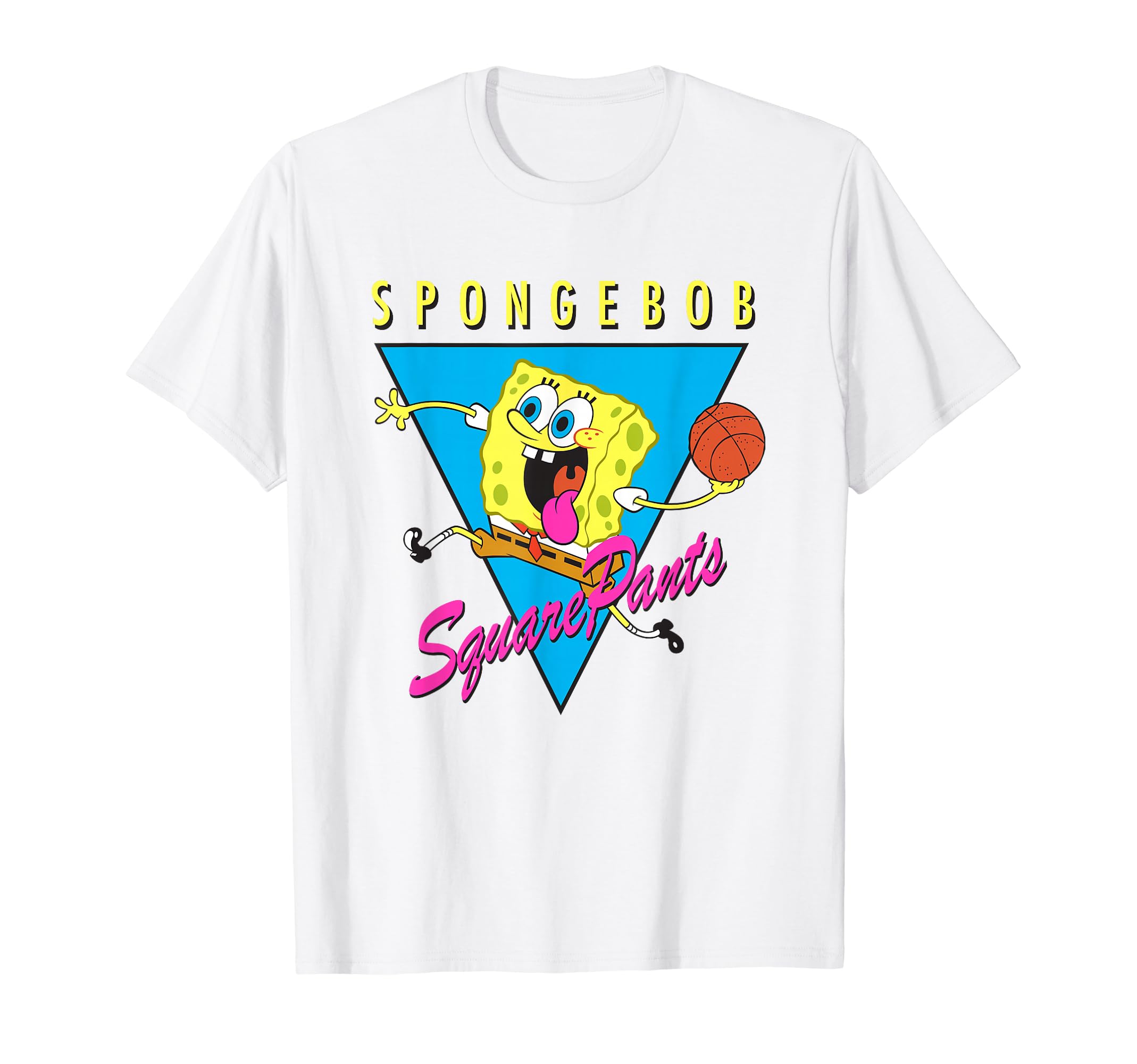 

SpongeBob SquarePants Playing Basketball Retro Shot T-Shirt