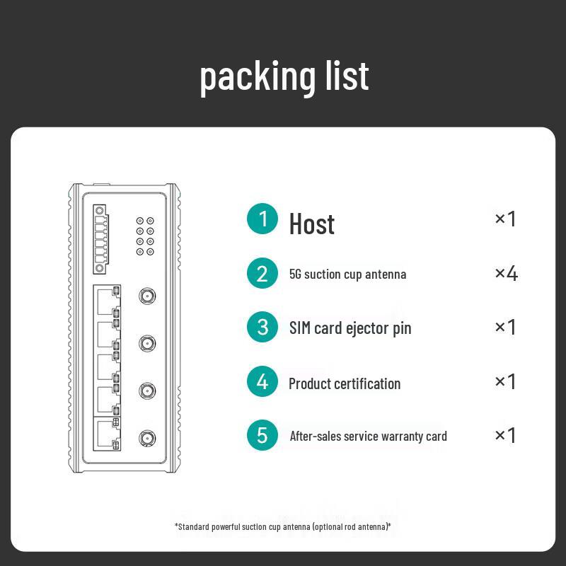 Moyee Gigabit 5G Industrial WiFi 6 Router (CN Version)