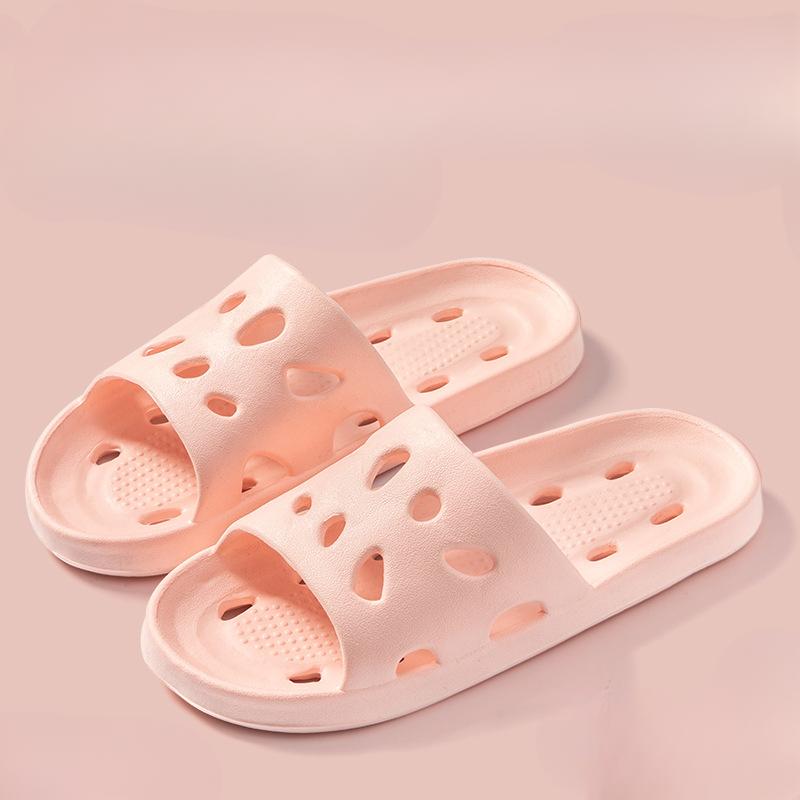 

Женские летние шлепанцы на толстой подошве, уличная обувь: Высококачественные парные сандалии и сандалии для ванной. 36-37 розовый