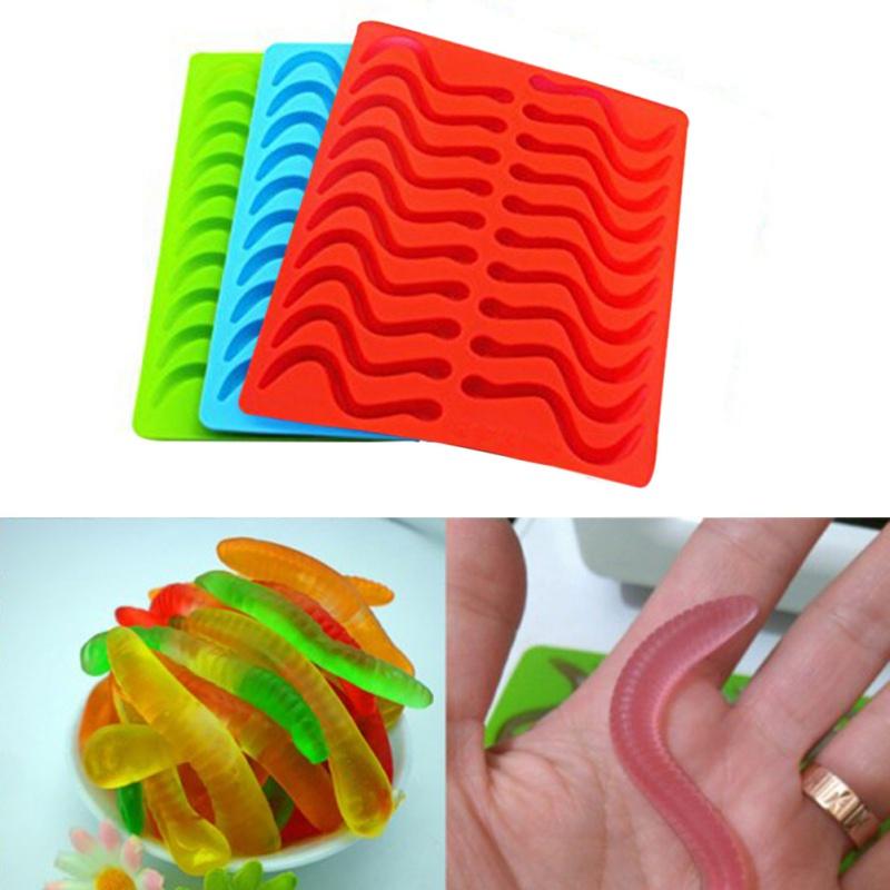 Buy Cake Molds Snakes Shaped Chocolate Mold Creative Children Diy Gummy
