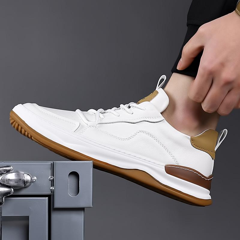 Men's Sports and Leisure Shoes 2025 Spring Trend Clown Shoes Niche Versatile Board Shoes Lace-up Casual Sports Trendy Shoes