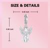 Copper Angel Baby Wings Simplicity Copper-White Pendant Beads Fit Charm Bracelet For Women Fine Jewelry Making